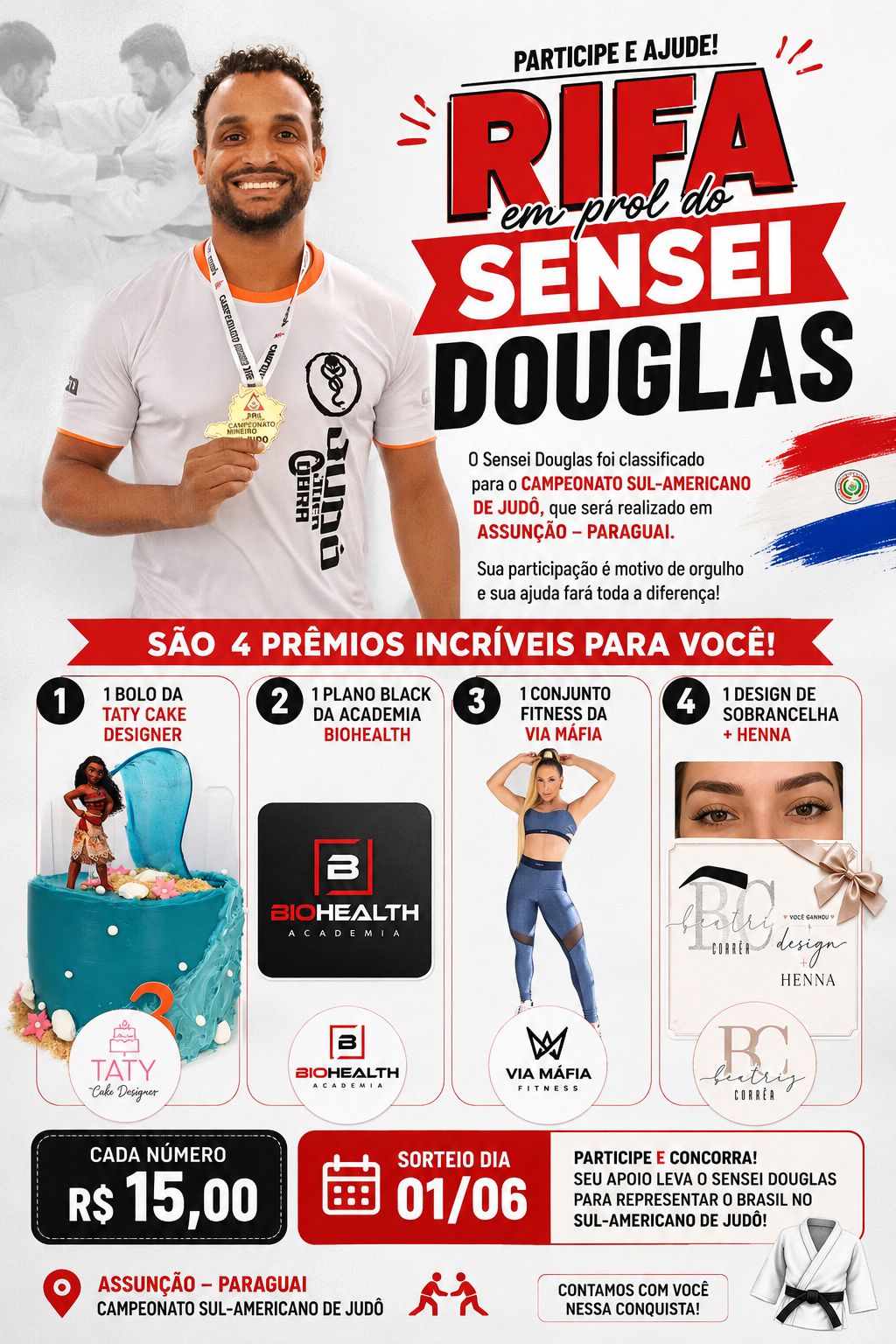 Rifa Solidária do Judô — Edição #1